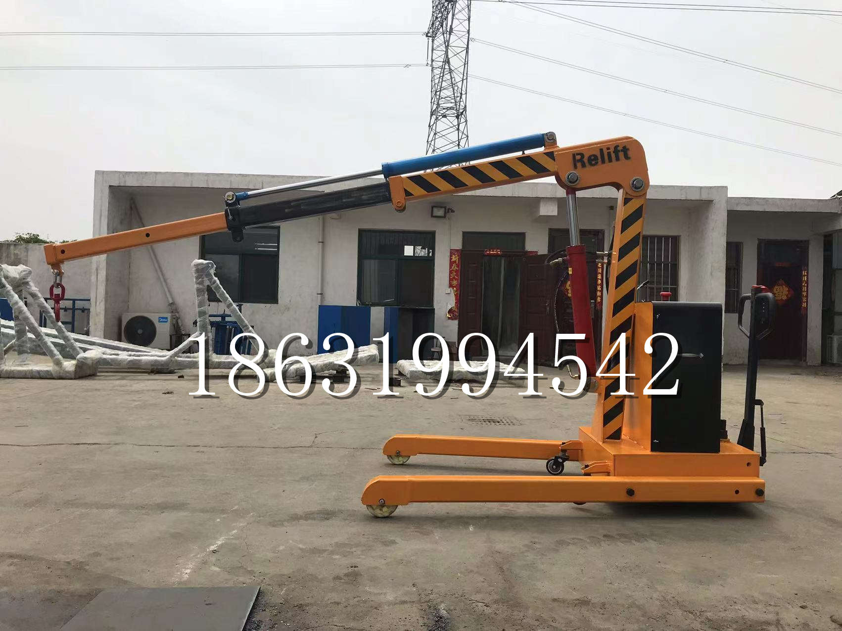 狮潭乡久征定做3吨三轮随车吊 农用园林绿化移树吊 平板工程用小吊机